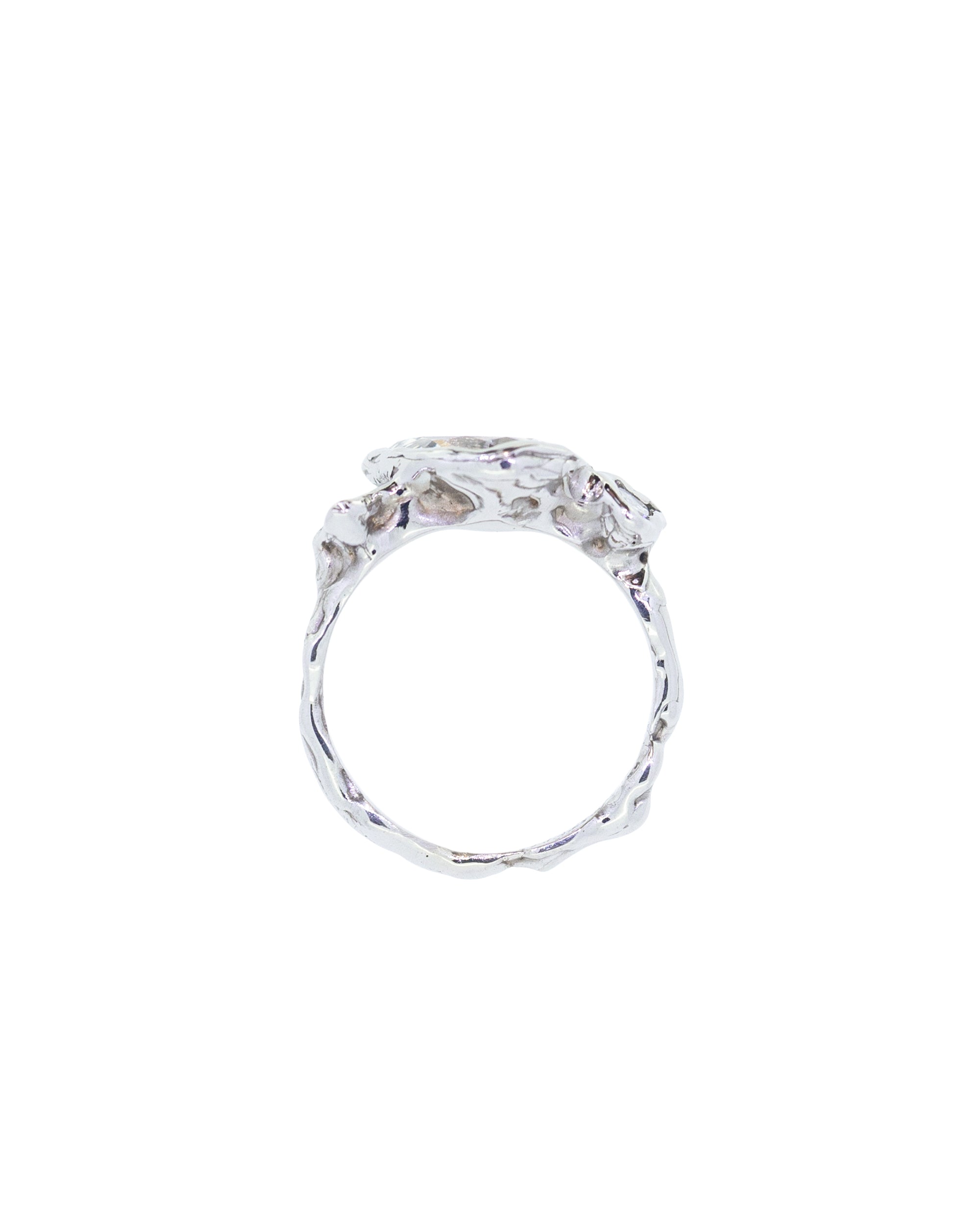 Pear Shape Diamond Trilogy Ring