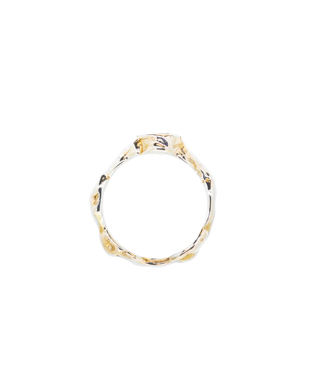 Oval Ruby Solitaire Ring