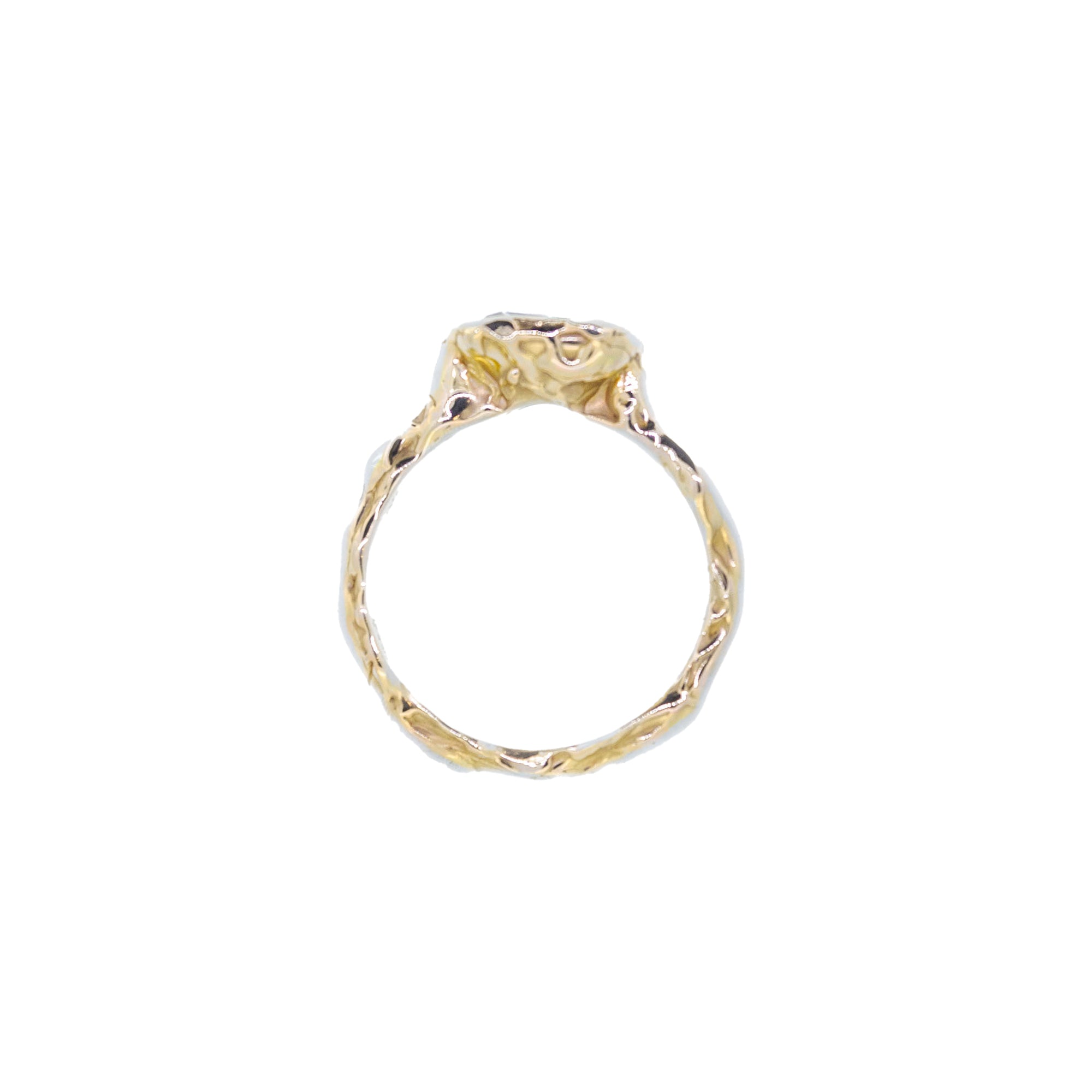 Radiant Cut Diamond 18k Gold Ring