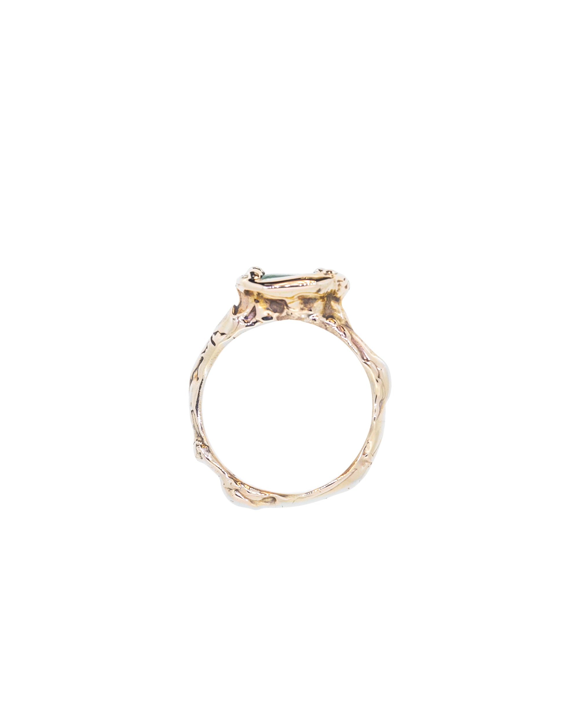 Emerald Solitaire Ring